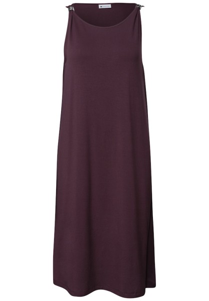 Knielanges Kleid mit Schnallendetail