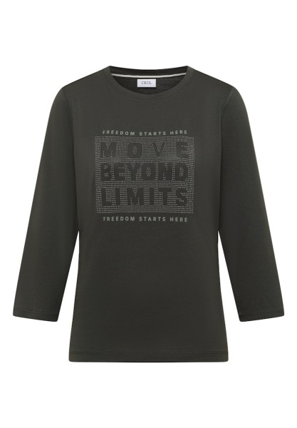 Shirt mit Schmucksteinen