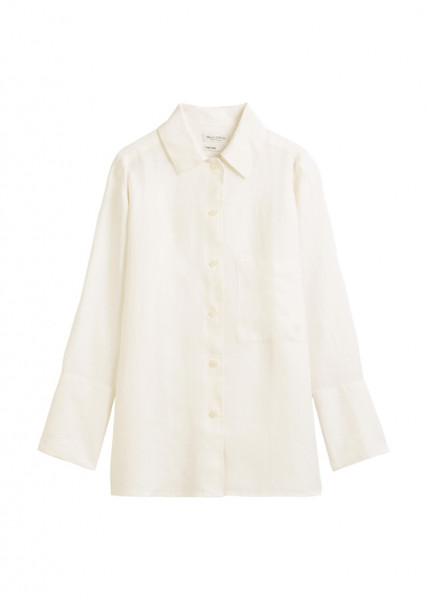 Lange Leinenbluse relaxed