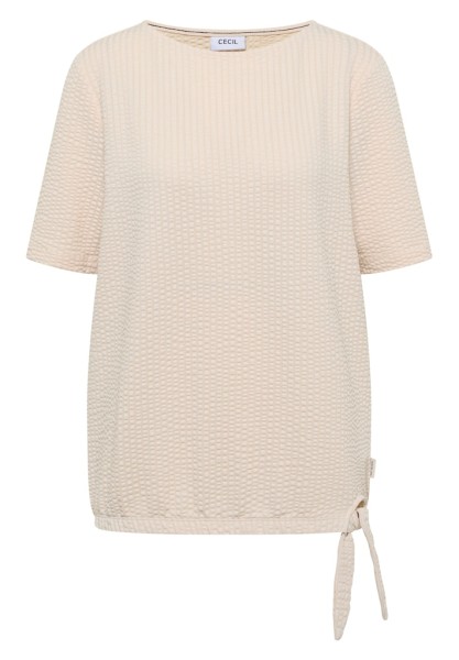 T-Shirt in Seersucker-Qualität