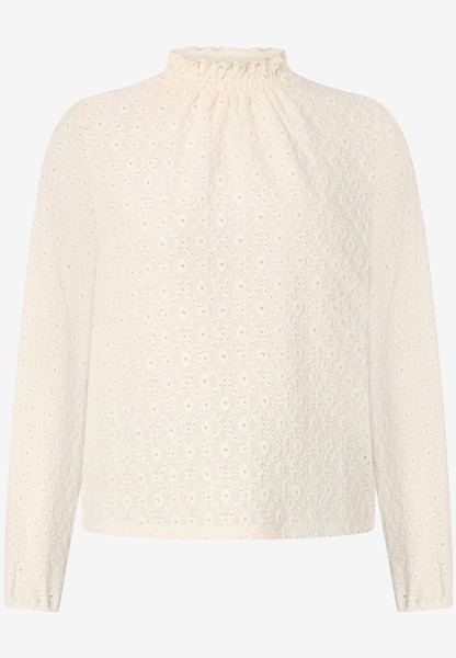 Bluse mit Lochmuster