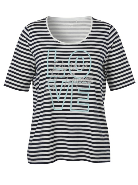 T-Shirt Rundhals 1/2 Arm Druck Motiv