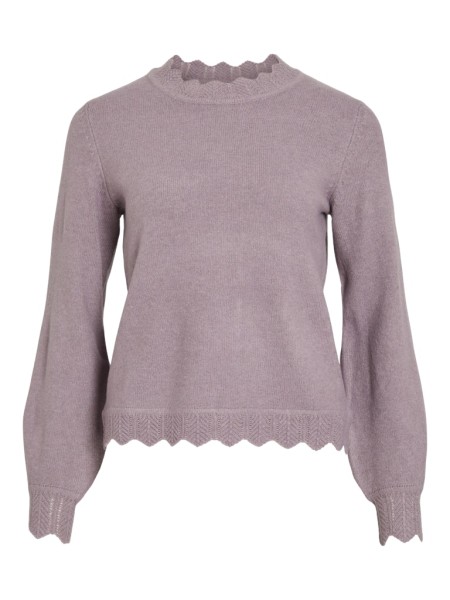 VINIKOLINA O-NECK L/S KNIT TOP - NOOS
