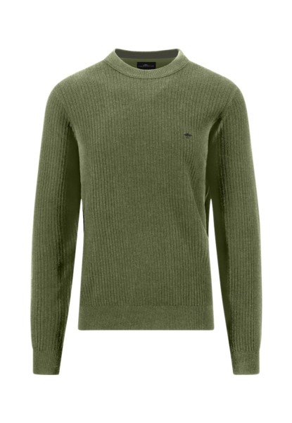 O-Neck, ribbed