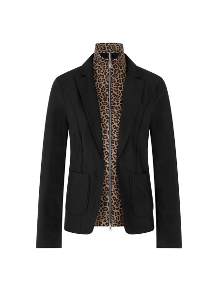 Scuba-Blazer mit Fake-Layering