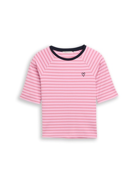 T-Shirt mit Streifenmuster
