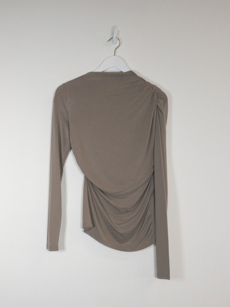 TSASHLEY LS ROUCHED TOP JSR
