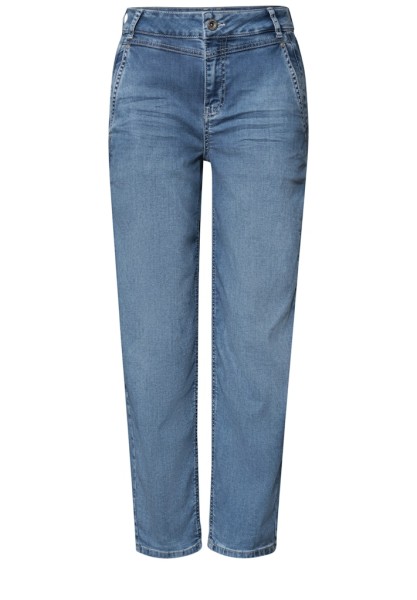 High Waist Barrel Leg Jeans im Loose Fit