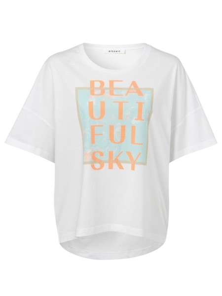 T-Shirt Rundhals 1/2 Arm Motiv Druck