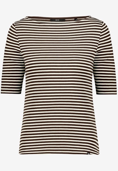 Ringelshirt mit U-Boot Ausschnitt
