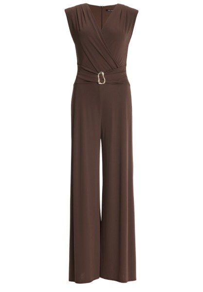 Jumpsuit aus Jersey mit Zierschnalle
