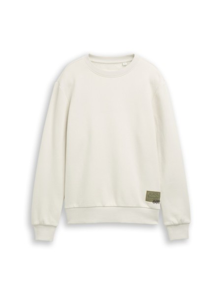 Sweatshirt mit Badge-Detail