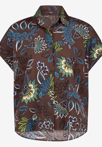 Bluse kurzarm mit Print