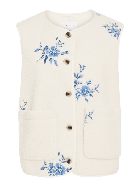 VIADA EMBROIDERY TEDDY VEST OTW