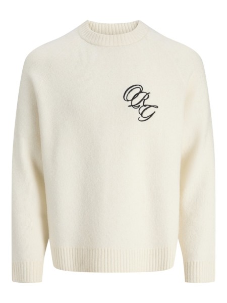 JORBEDFORD KNIT EMB CREW NECK