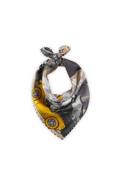 Peanuts? Premium Nickituch aus reiner Seide mit Peanuts-Racing-Team-Motiv