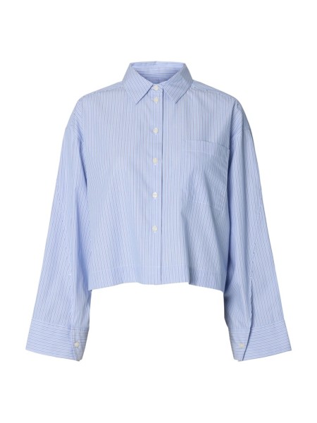 SLWDANNIE LS CROPPED BOXY SHIRT NOOS