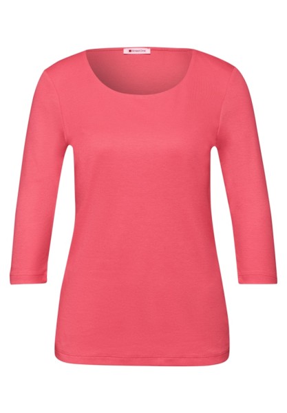 Basic T-Shirt mit 3/4 Arm