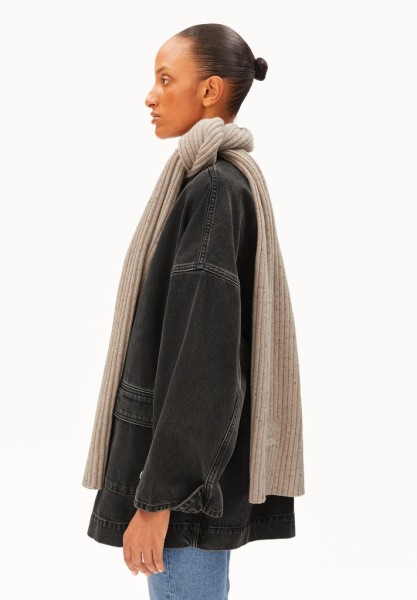 TWEED KNIT SCARF