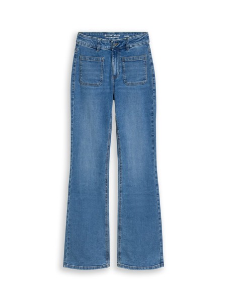 TTSTELLA Bootcut Jeans mit aufgesetzten Taschen