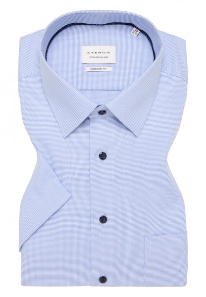 Hemd Hahnentritt Kurzarm