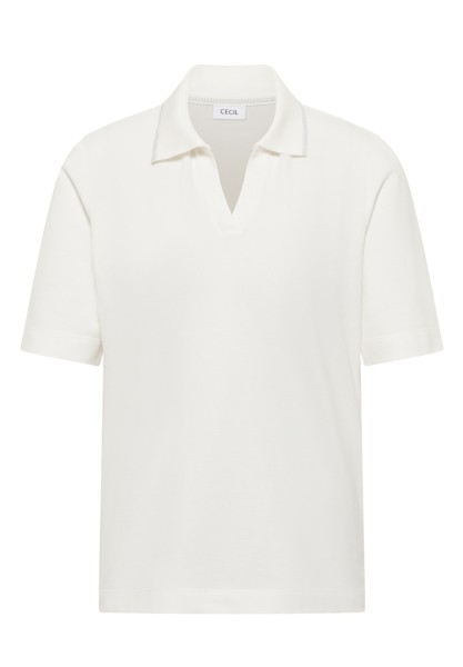 Kurzarm Poloshirt aus Piqué Ware