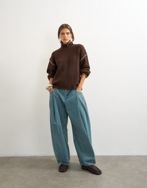 TSYANIS LS LONG KNITTED JUMPER KNT