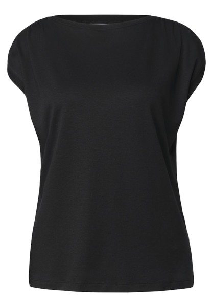 Dropped Shoulder Shirt mit Raffung