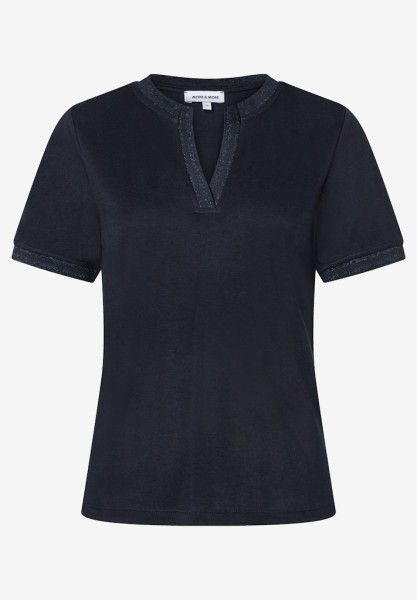 Shirt mit Glanzkante