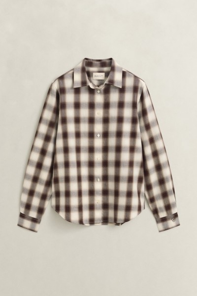 Regular Fit Flanellbluse