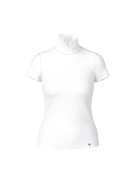 Uni T-Shirt mit Kurzarm
