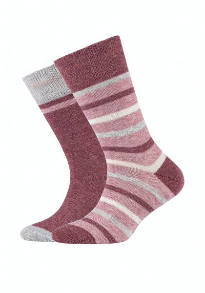 Children ca-soft organic cotton stripes Socks 2p