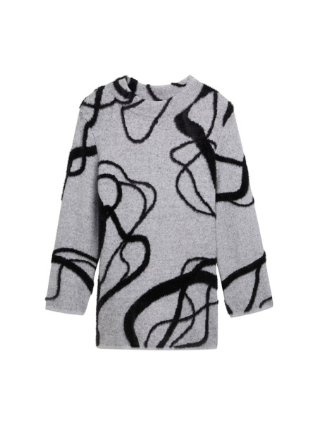 Plus - Strickpullover mit Muster