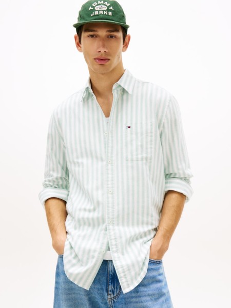 Regular Fit Stripe Oxford Shirt