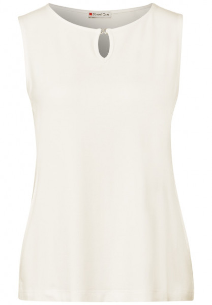 Jersey-Top mit Cut-Out