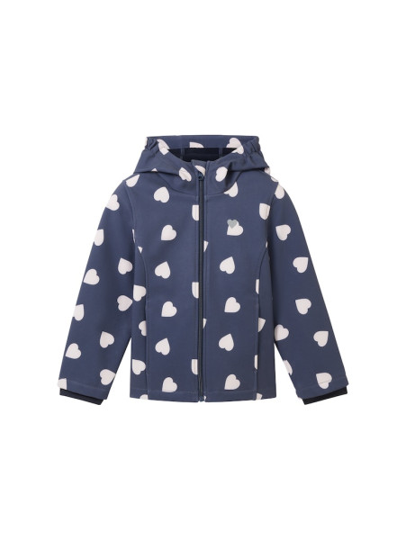 Gemusterte Softshell Jacke