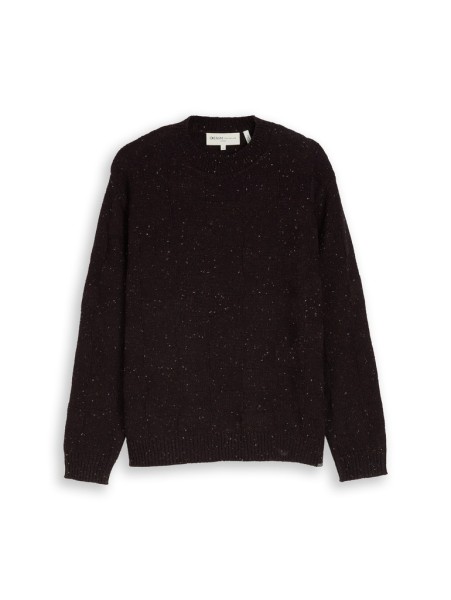 Loose Fit Strickpullover mit Strukturmix