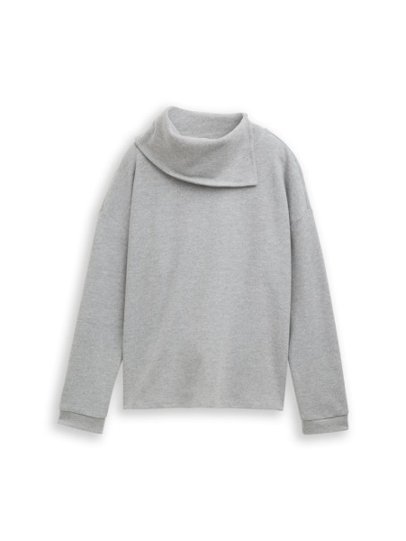 Sweatshirt mit Rollkragen