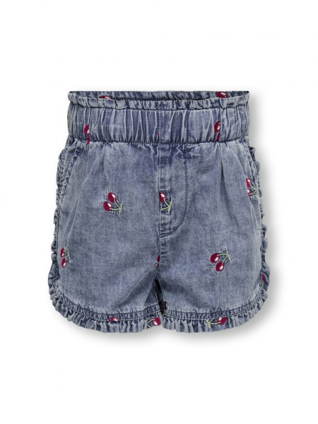 KMGDANDY CHERRY FRILL DNM SHORTS