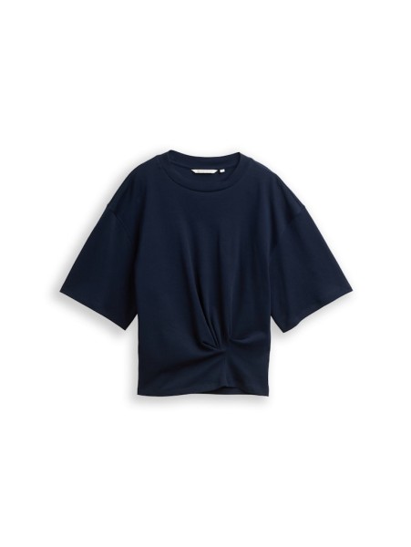 T-Shirt mit Knotendetail