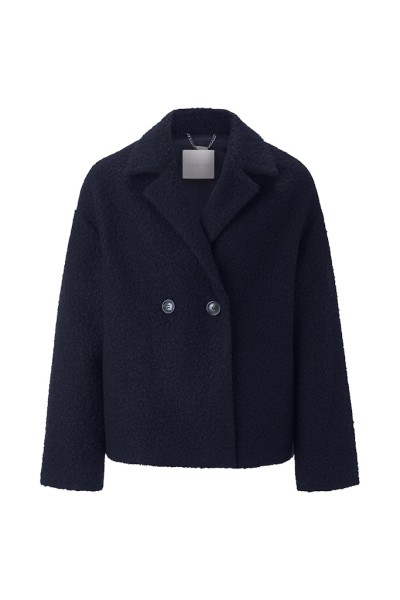 Double Breasted Curly Oversize Jacket