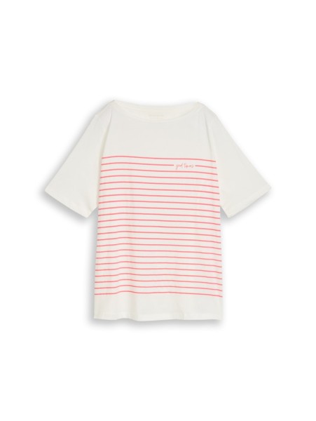 Plus Size - T-Shirt mit Streifenmuster