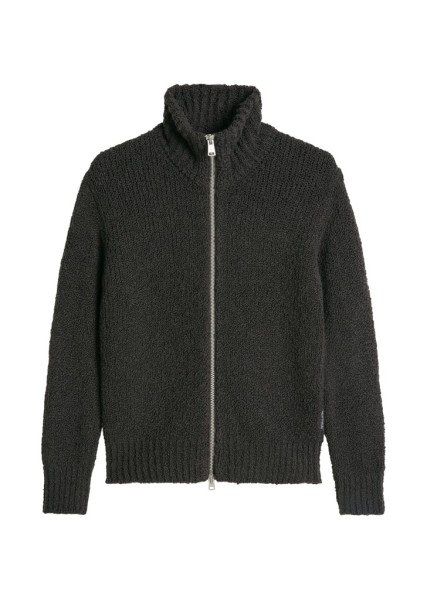 Bouclé-Strickjacke oversize
