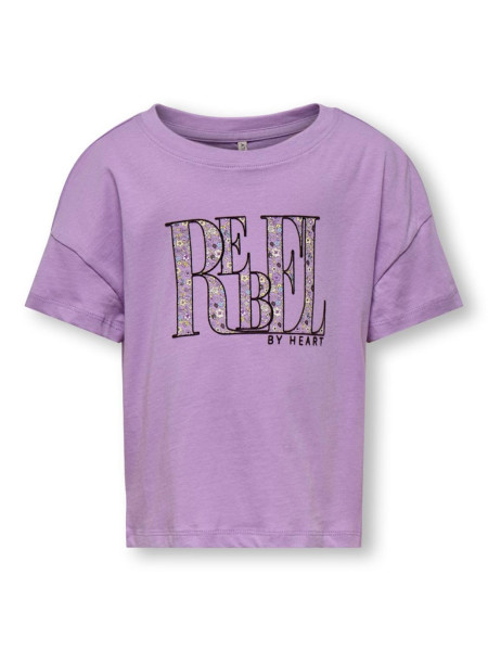 KMGLEONA LIFE S/S OVZ PRINTED TEE JRS