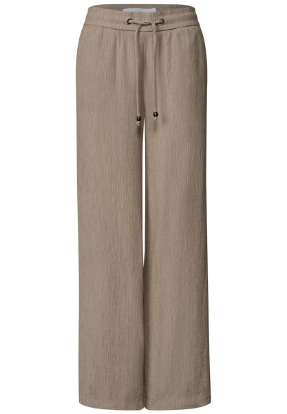 Straight Leg Hose mit Crinkle Struktur