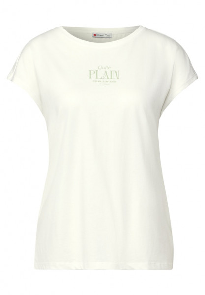 Basic Shirt mit Wording