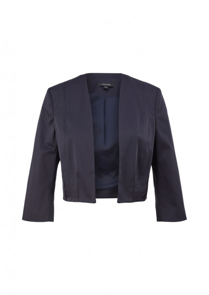 Kurzblazer aus Satin