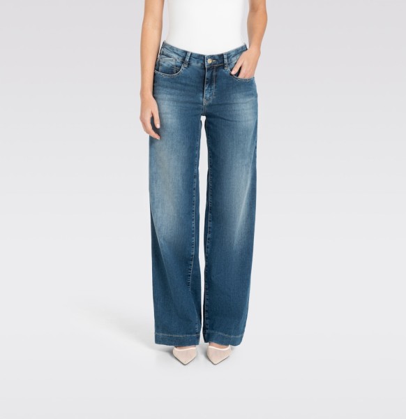 MAC JEANS - RICH PALAZZO, Light weight denim