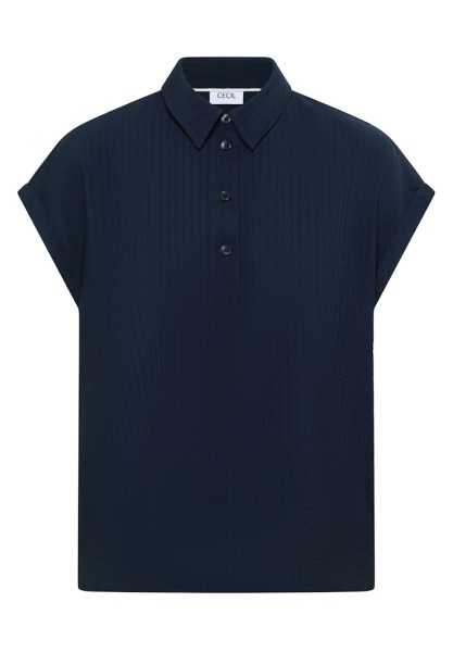 Dropped Shoulder Bluse mit Struktur