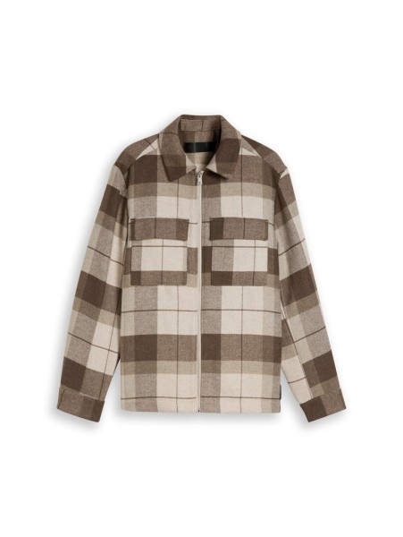 Relaxed Fit Overshirt mit Karomuster